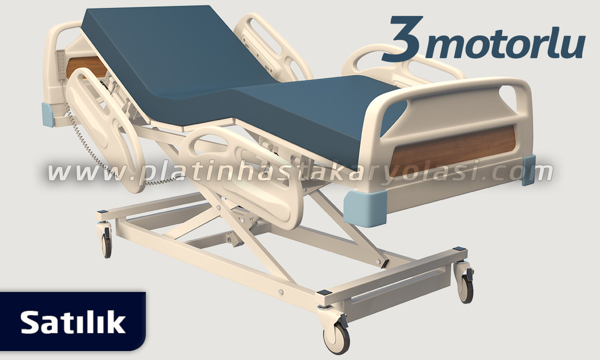 3 Motorlu Asansörlü Hasta Yatağı (Platin Yatak Marka)