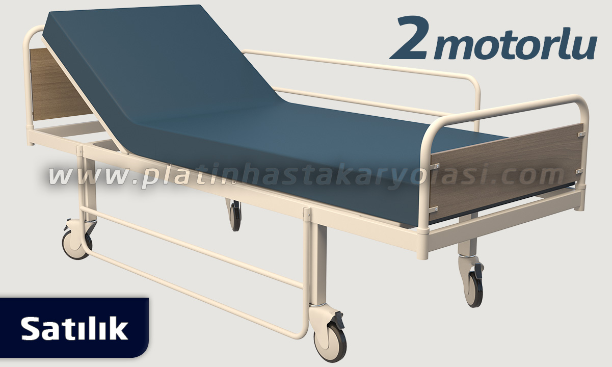 2 Motorlu Ekonomik Hasta Yatağı (Platin Yatak Marka)